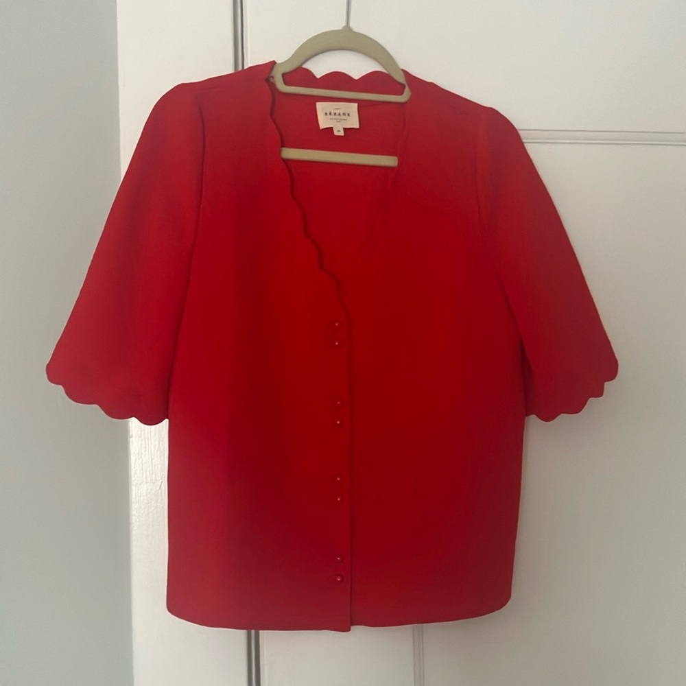 Red Sezane Top